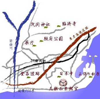 久能山東照宮博物館地図